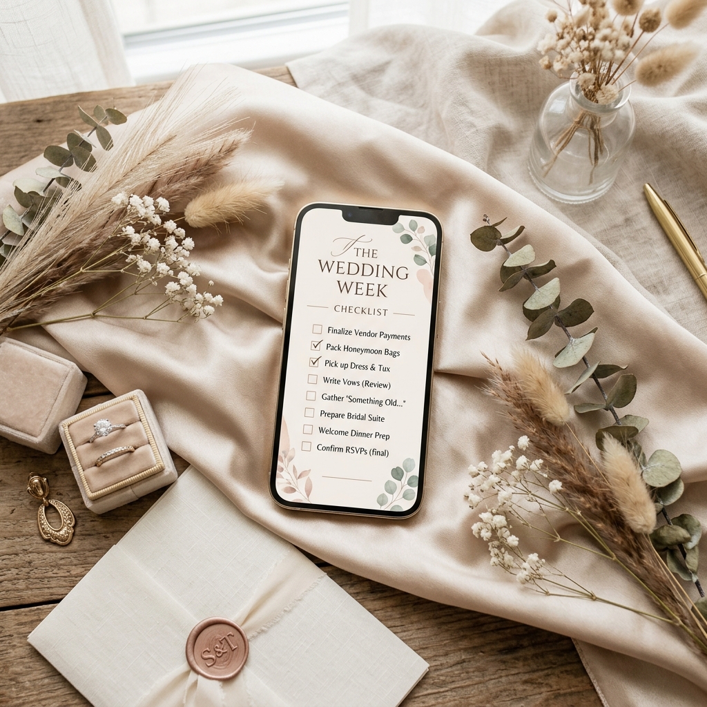 Bônus Checklist da Semana do Casamento